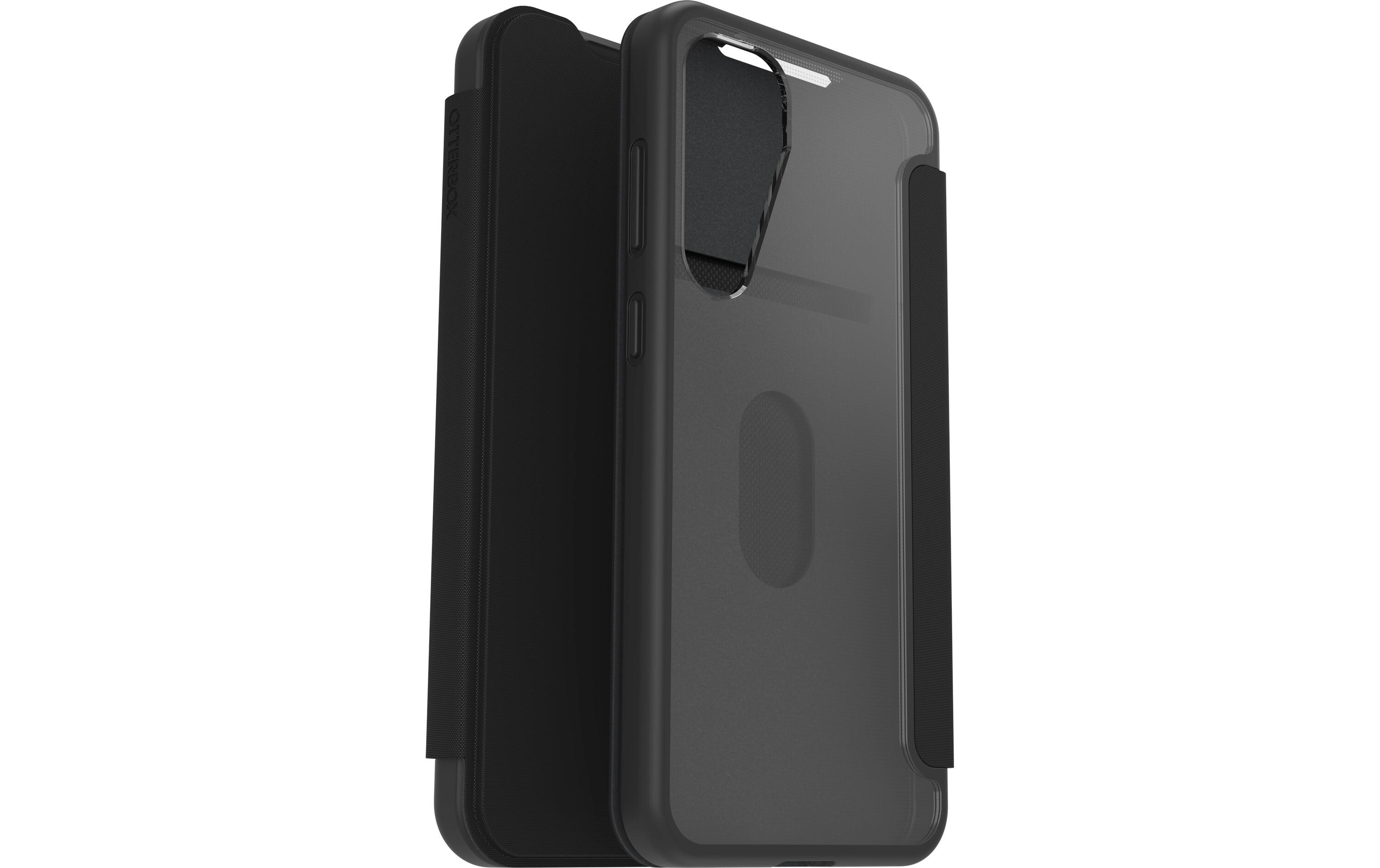 Back Cover React Folio Galaxy S25+ Transparent SchwarzSchutzhülle für das Samsung Galaxy S25+