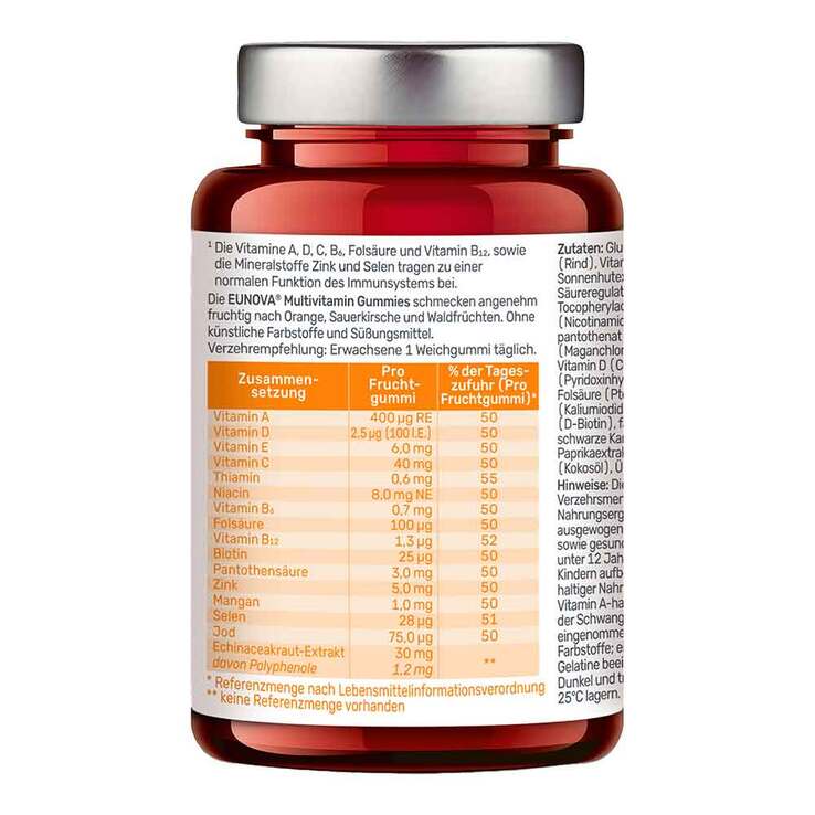 Eunova Multivitamin Gummies, 60 St