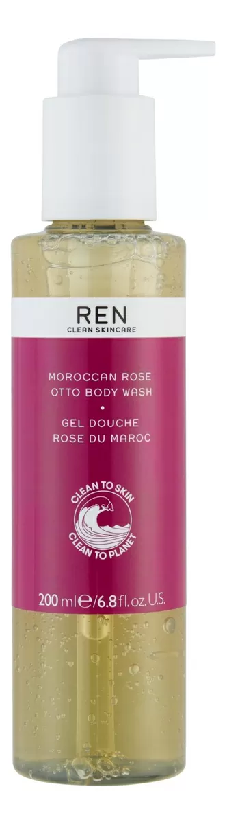 REN Moroccan Rose Otto Body Wash - 200 ml.