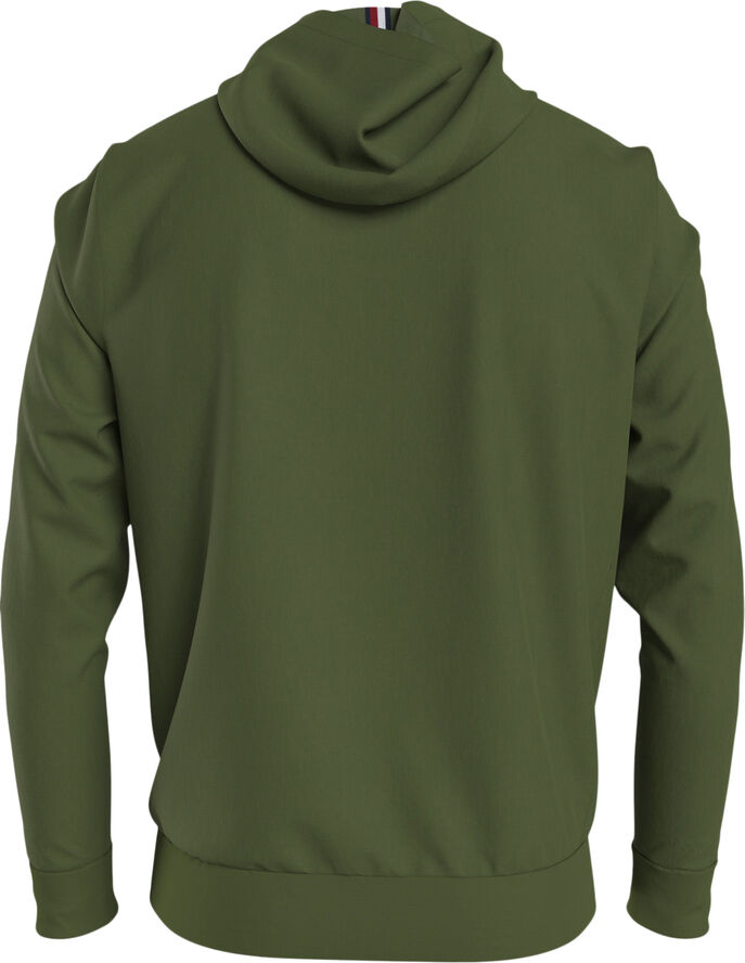 Tommy Hilfiger Sport Logo Fleece hættetrøje Grøn