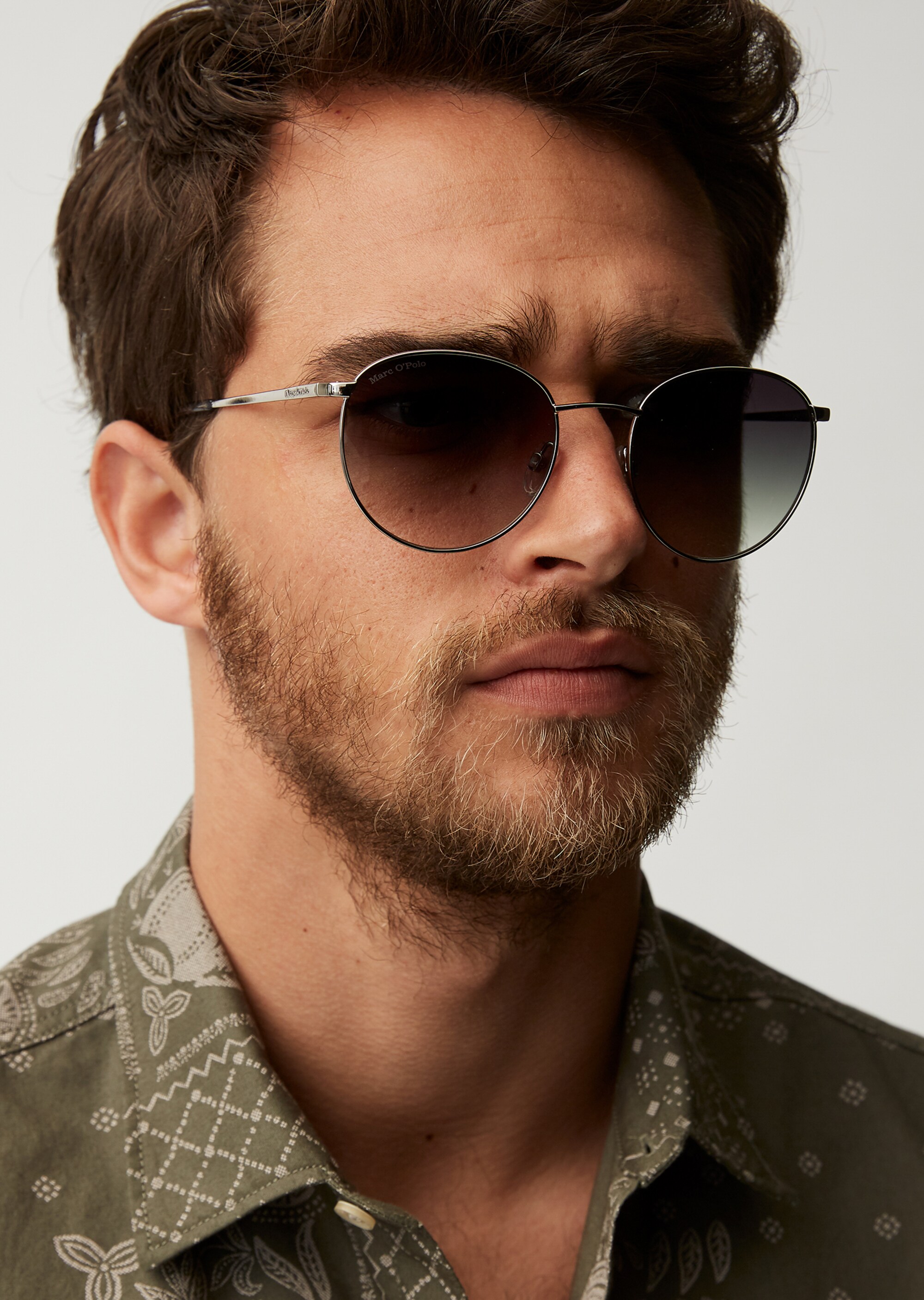 Unisex-Sonnenbrille mit Metallrahmen