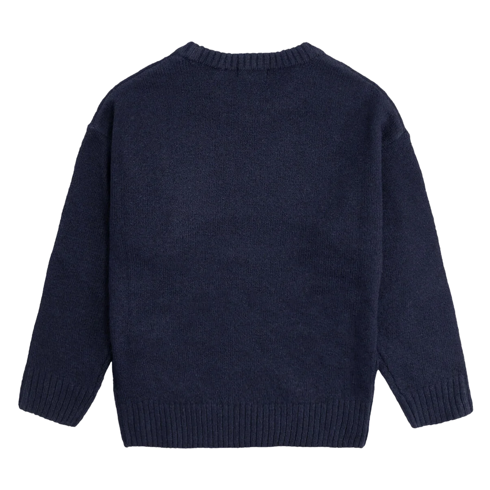 Pull droit tricot| Bleu