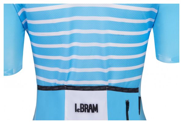 Maillot Manches Courtes Femme LeBram Ventoux Bleu Ciel Coupe Ajustée
