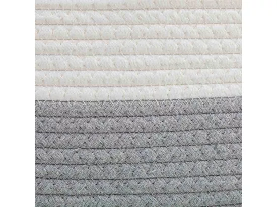 Panier en coton tressé 33x24x20