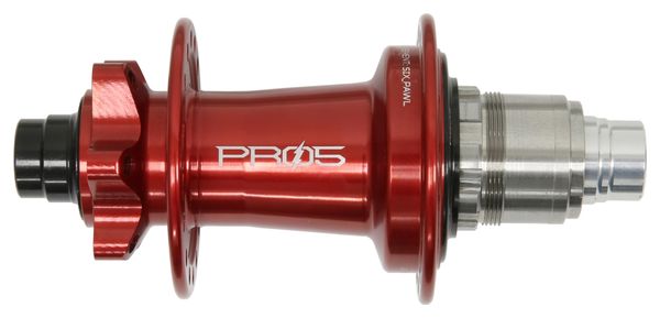Moyeu Arrière Hope Pro 5 e-Bike 32 Trous | Boost 12x148 mm | 6 Trous | Rouge