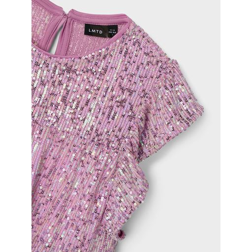 LMTD Rink Sequins Bluse, Lilac Snow, 158-164 cm