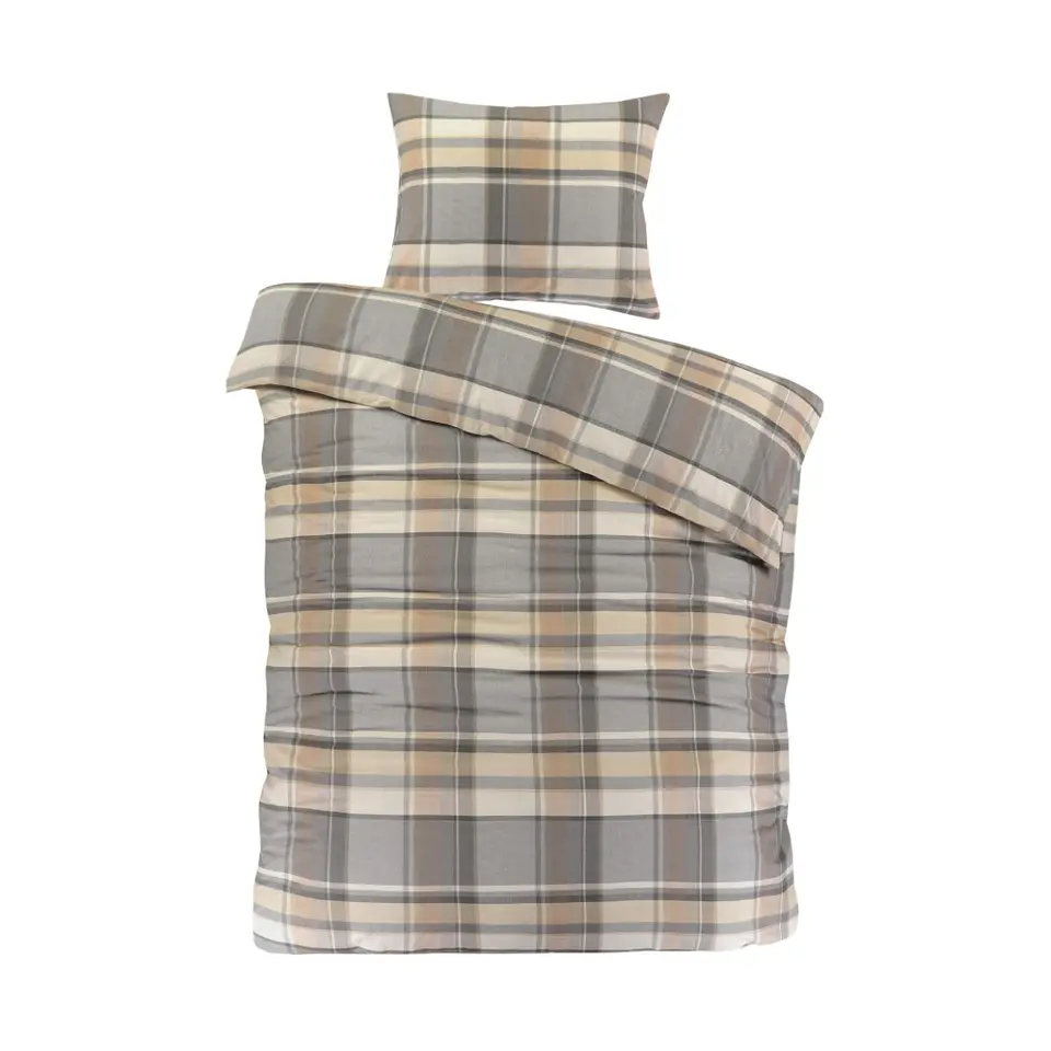 Day Dream Bram - Dekbedovertrek - Eenpersoons - 140 x 200/220 - Grijs
