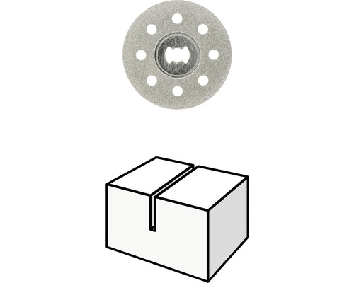 Dremel EZ SpeedClic: Diamantdoorslijpschijf 38 mm (SC545)