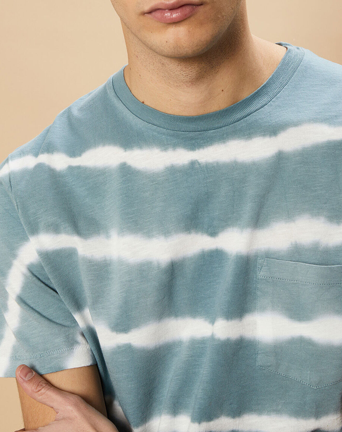 Hartford T-Shirt Pocket Crew oyster