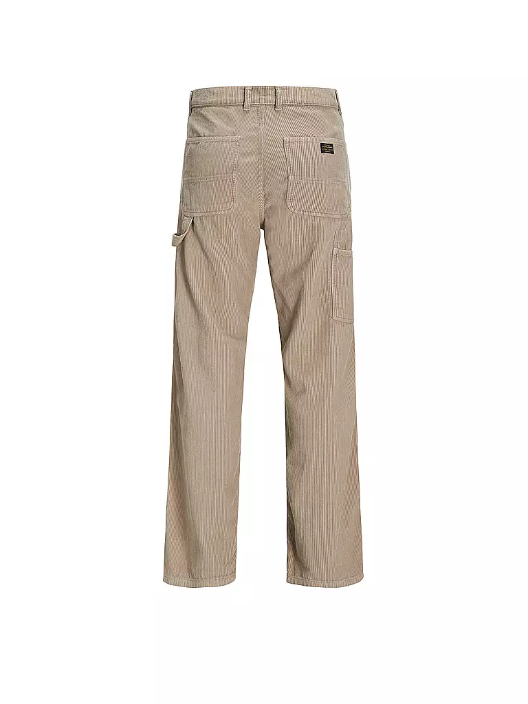 JACK & JONES Cordhose Flared Fit JJSTEDDIE beige