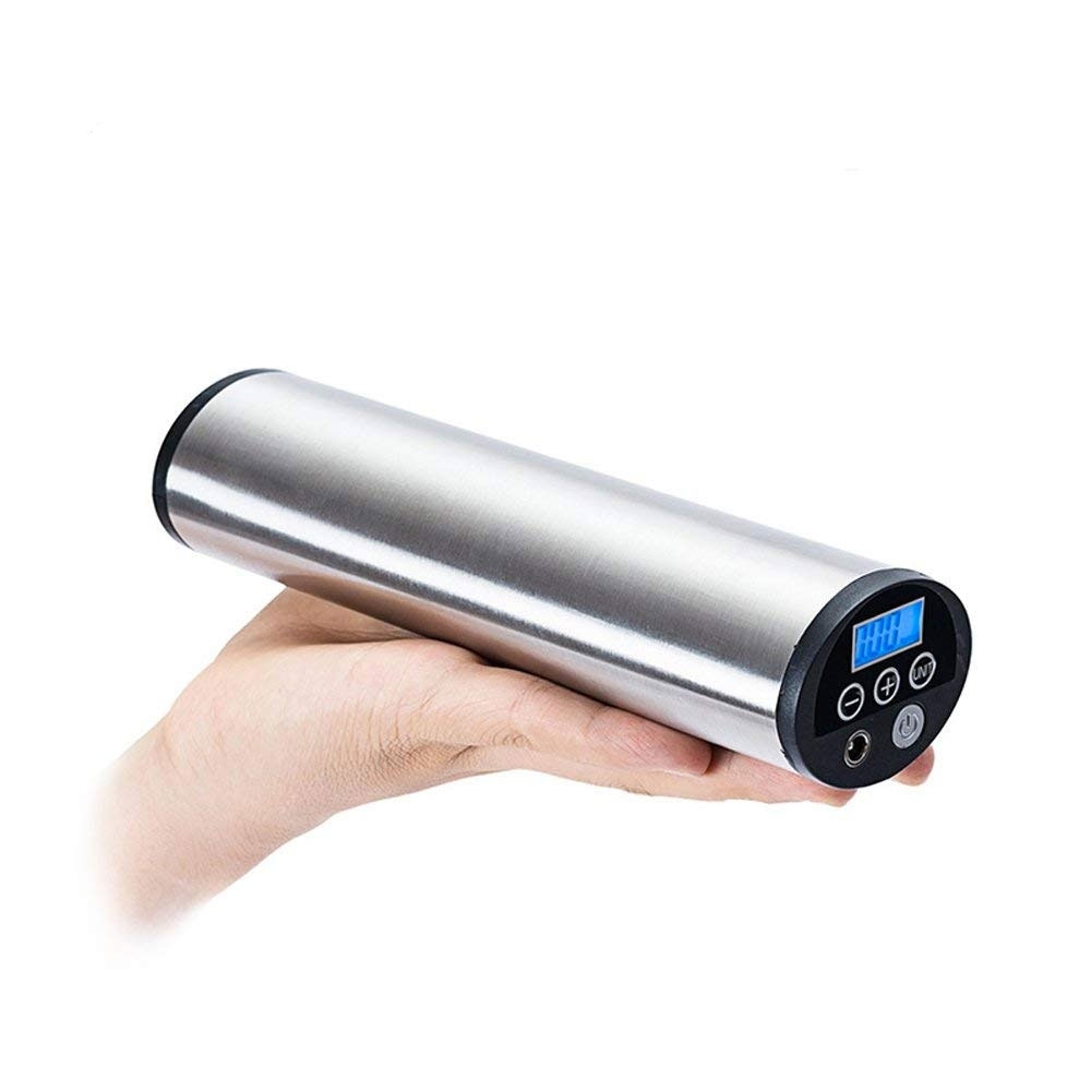 Elektrische Auto Fahrrad Velo Motorrad Luftpumpe Luftkompressor (150PSI) Reifendruckprüfer Luftverdichter LCD Display