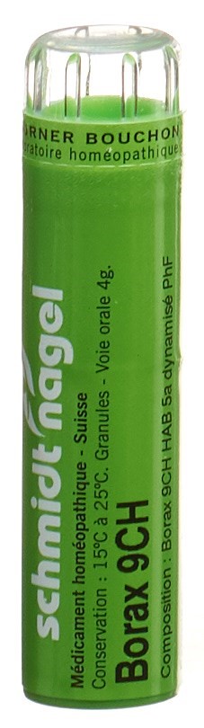 SCHMIDT-NAGEL Borax Gran 9 CH 4 g