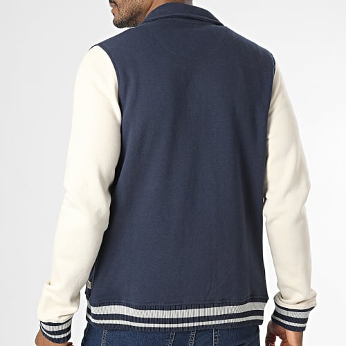 Veste Teddy 20715361 Bleu Marine Beige