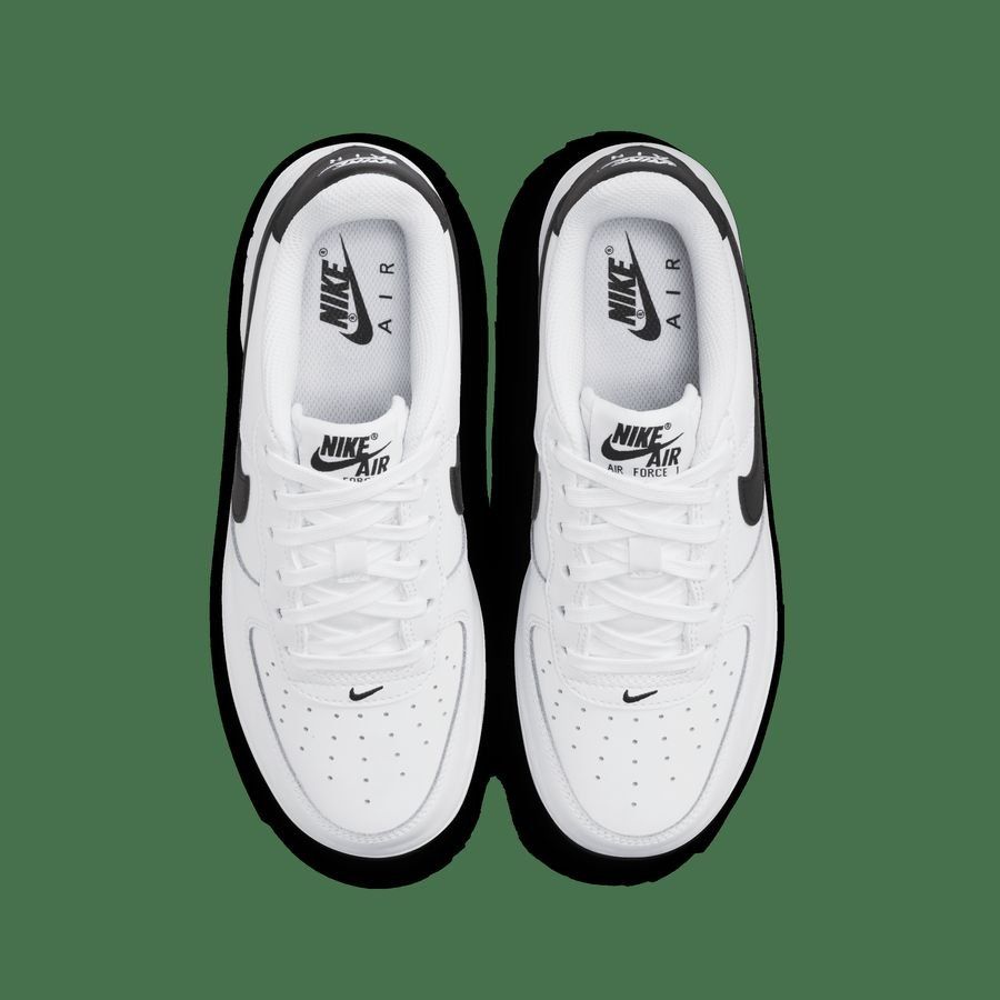 Nike Air Force 1 Big Kids' Shoes WHITE/BLACK