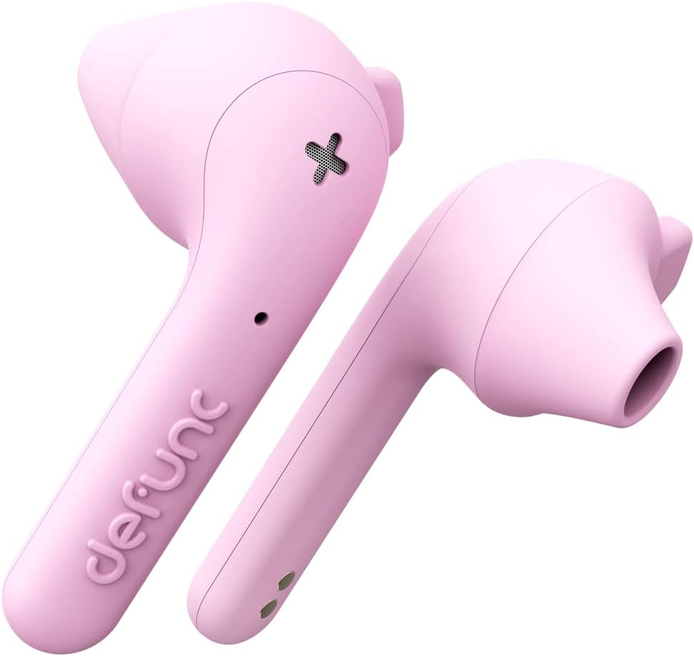 True Music TWS Bluetooth 5.2 In-Ear Kopfhörer Headset IPX4 mit Ladecase (D4275M) - Rosa