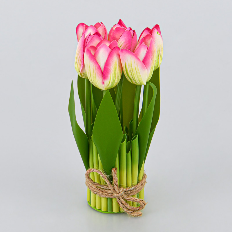 Composition de tulipes à poser