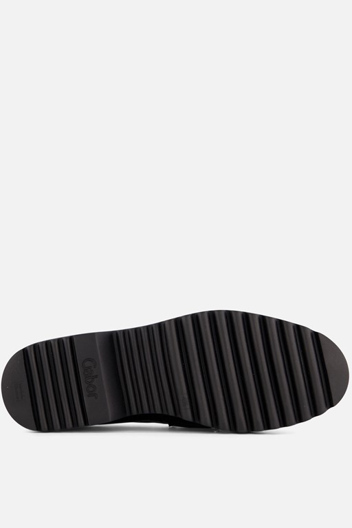 Gabor Loafers zwart Leer