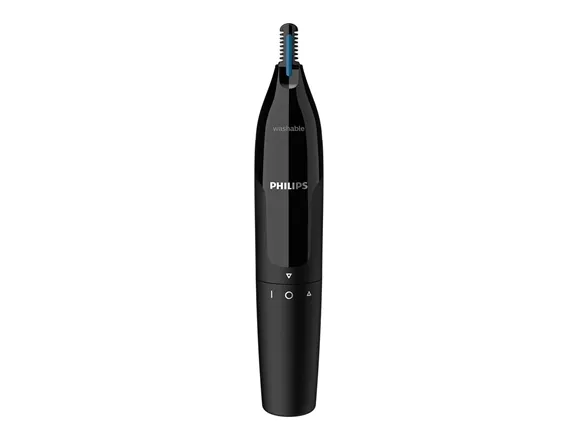 Philips Nose and Ear Trimmer NT1650/16 Wet & Dry, Black, Cordless