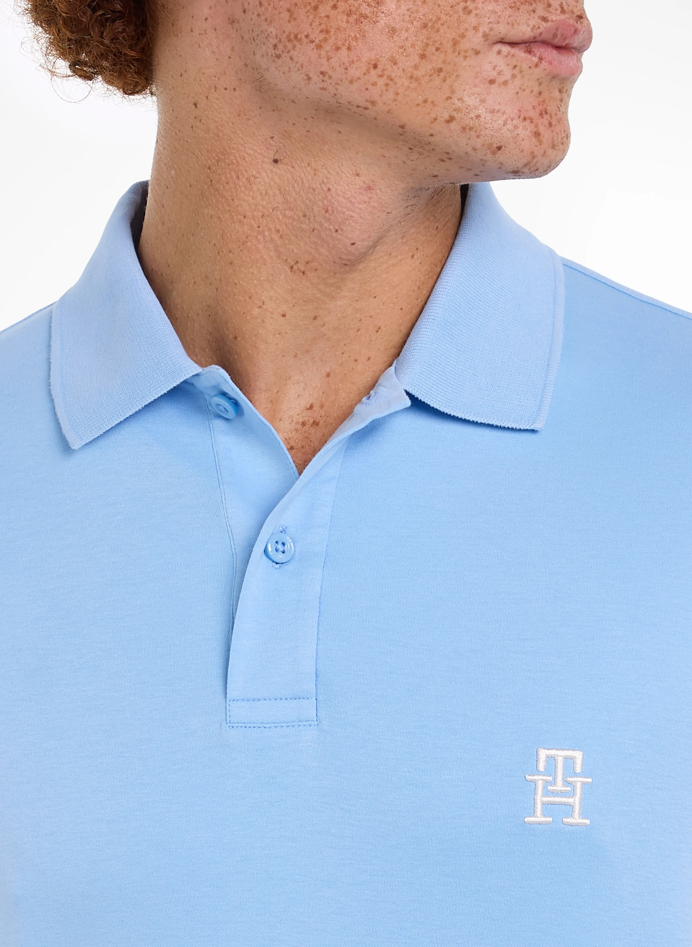 Polo regular-fit en coton | Bleu