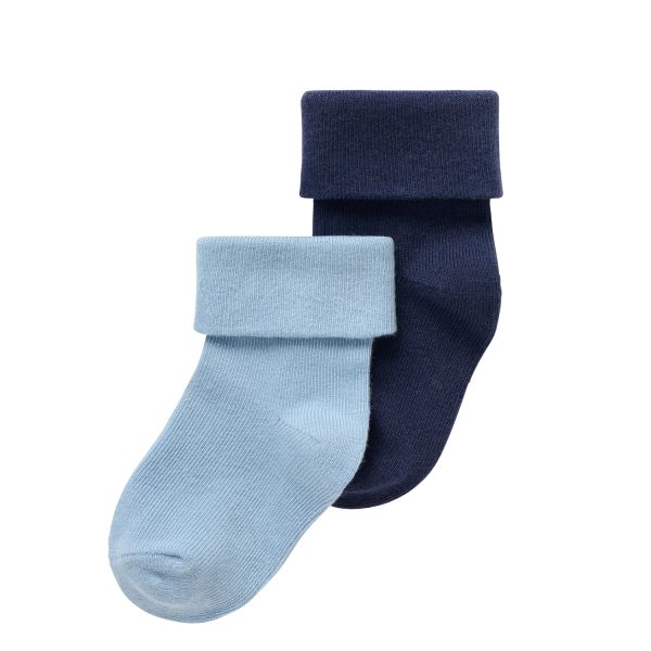 Noppies Newstead Sokjes 2 Pack - Black Iris - 0-3 Mnd