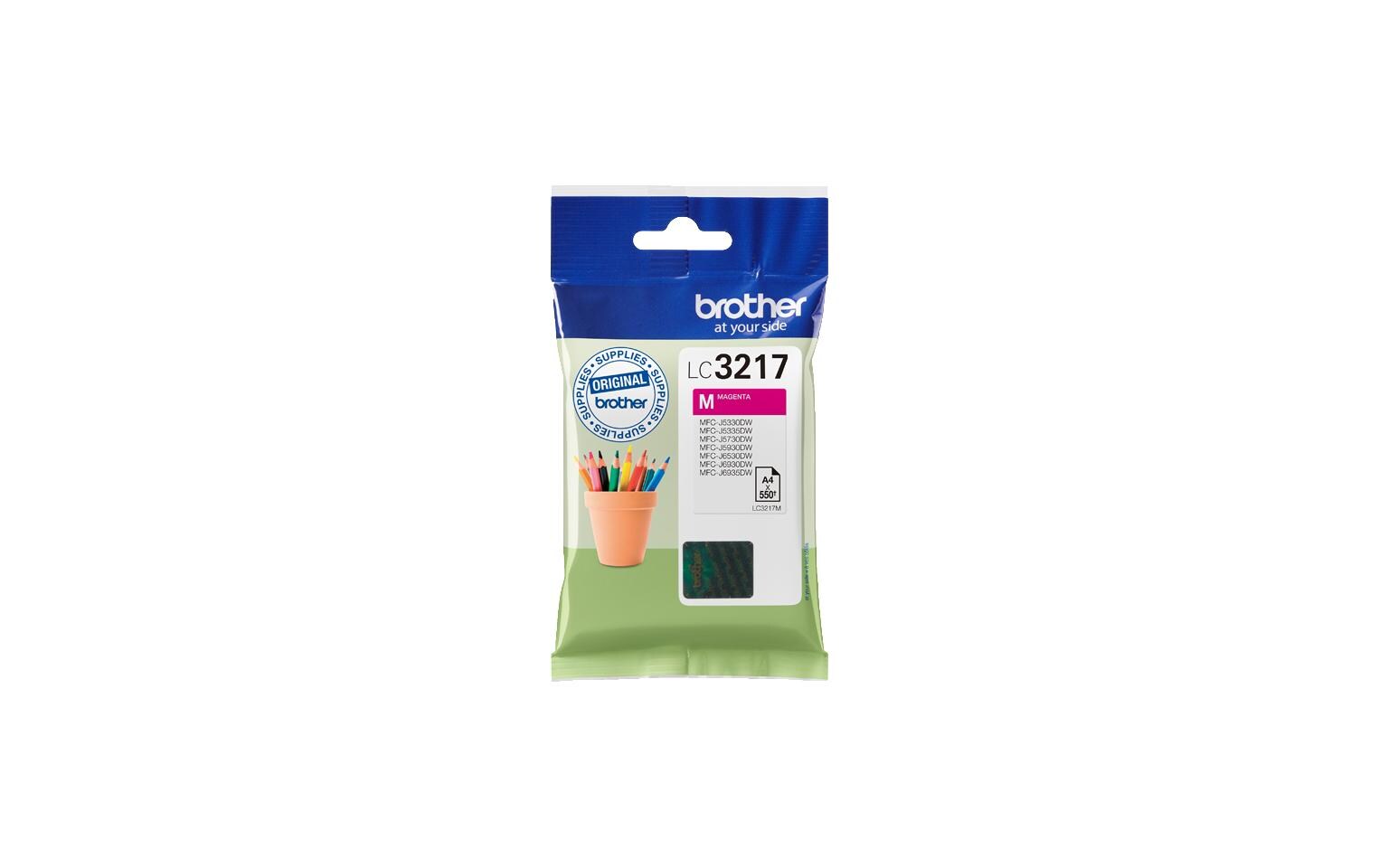 Tinte Brother LC-3217M MagentaTinte, Magenta