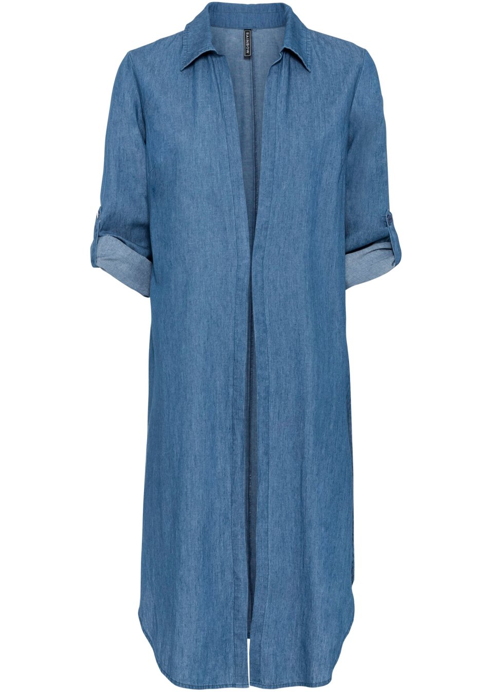 Blouse longue avec fentes latérales