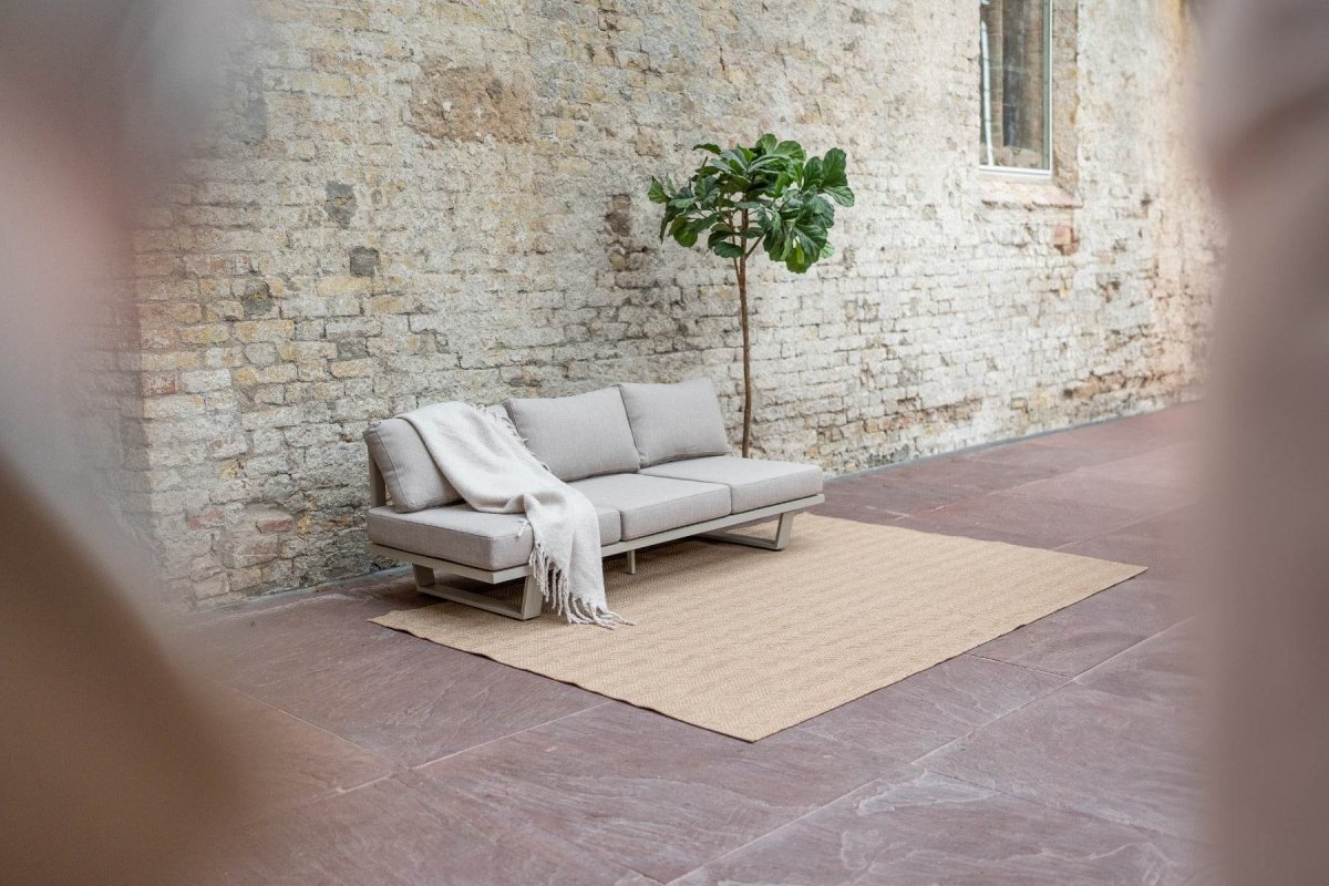Interieur05 Jute buitenkleed Naturel ZigZag - 160 x 230 cm