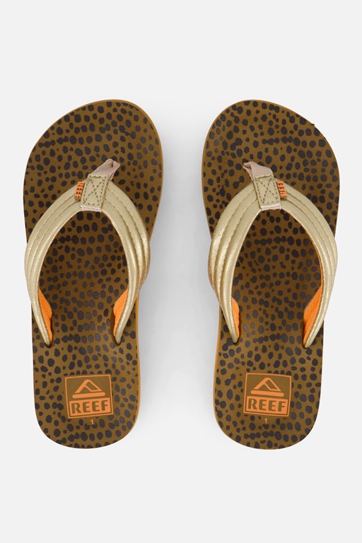 Reef Ahi Wild Slippers bruin Synthetisch
