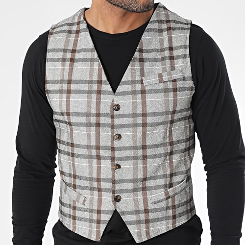 Gilet Gris Chiné