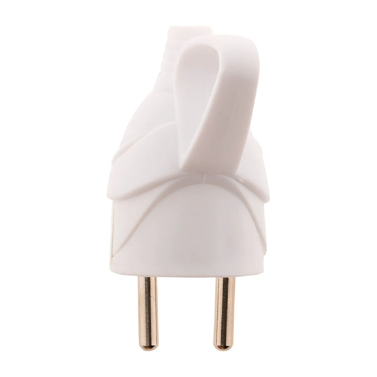 Zenitech Fiche mâle anneau - Blanc