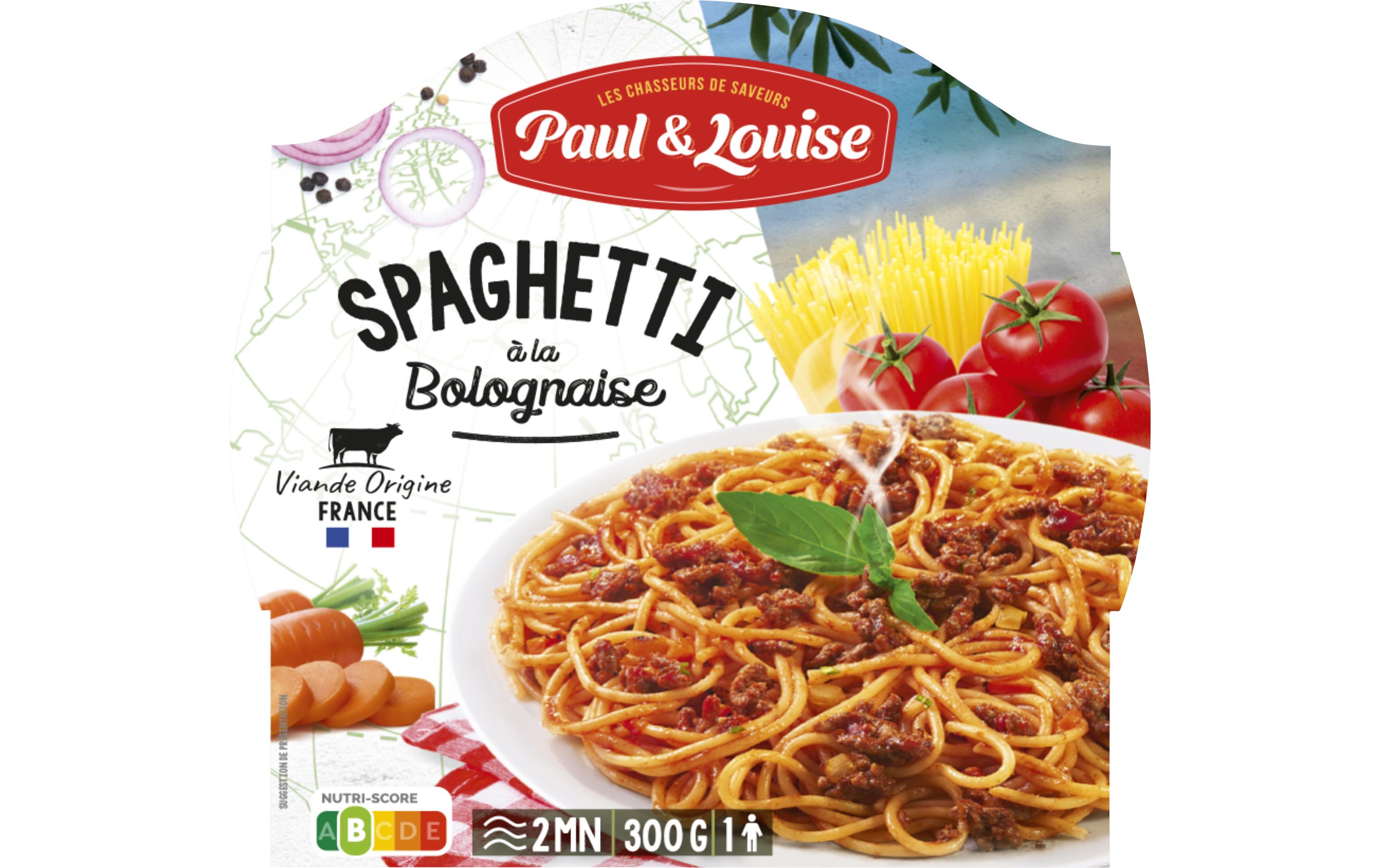Fertiggericht Spaghetti Bolognese 300 gPraktisches Gericht in der mikrowellenfertigen Schale
