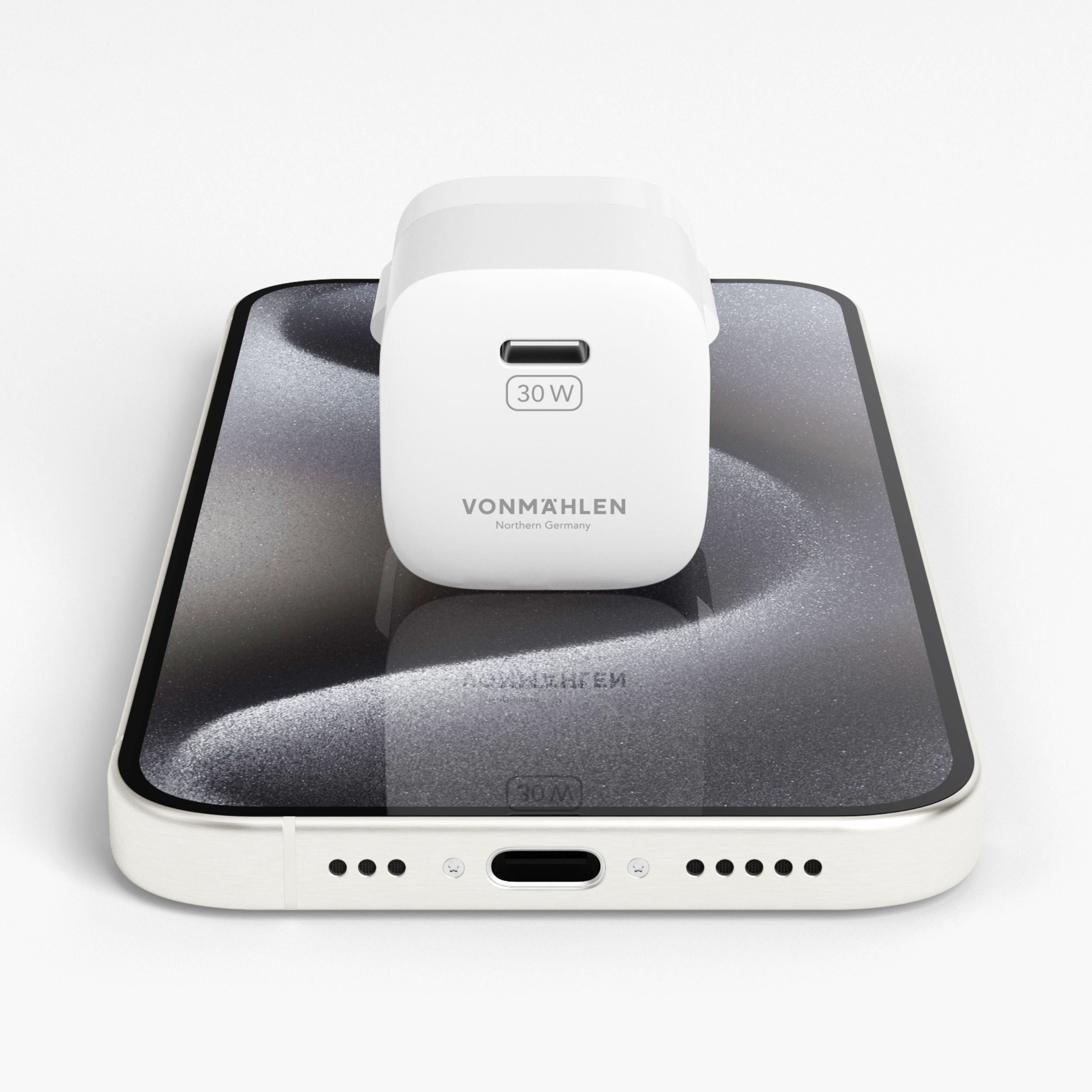 (30W) Unity USB C GaN Ladegerät Netzteil Power Delivery (UTY00005) - Weiss