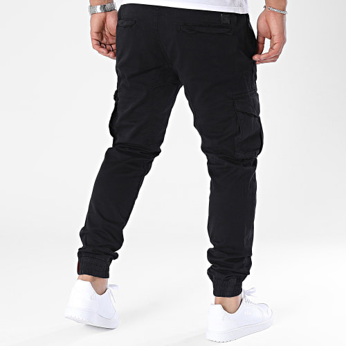 Pantalon Cargo Twill Jogger 116202 Noir