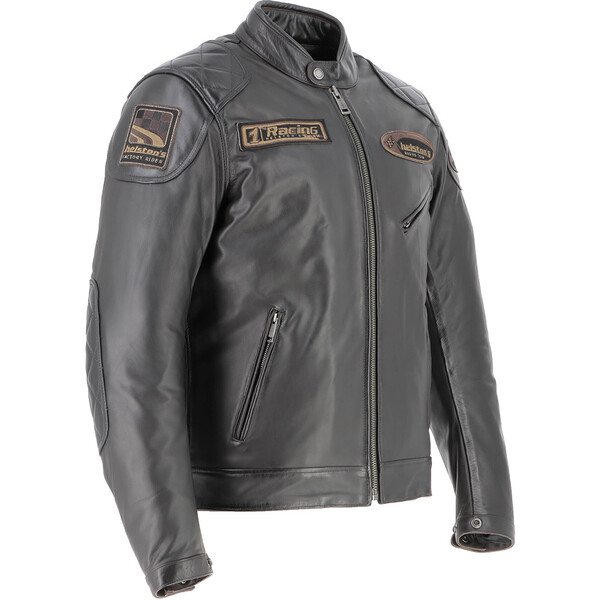 Helstons - Blouson Trevor Marron / Noir
