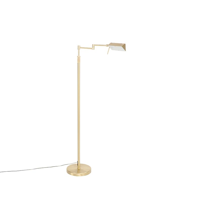 Vloerlamp messing incl. LED met touch dimmer - Notia