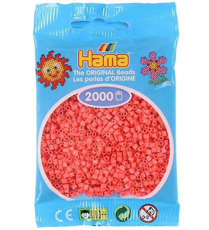 Hama Mini Perler - 2000 stk. - 44 Pastel R?d