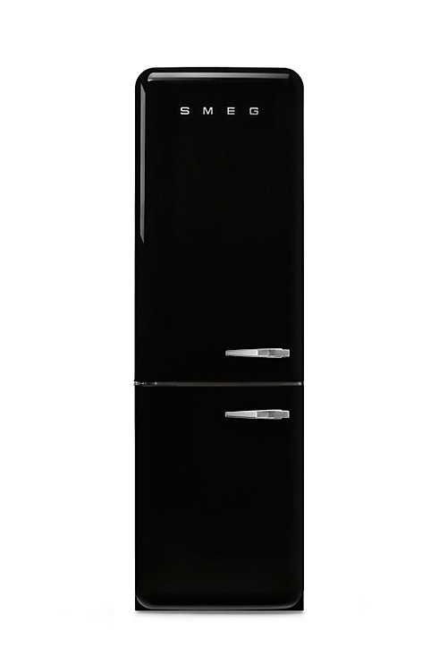 Réfrigérateur congélateur à poser ouverture gauche Smeg FAB32LBL5 234L / 97L noir