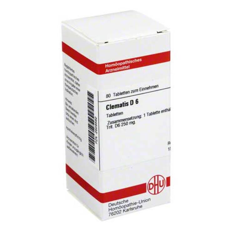 DHU Clematis D 6 Tabletten, 80 St
