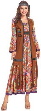 Hippie Jurk - Multicolor - Lang Met Vest