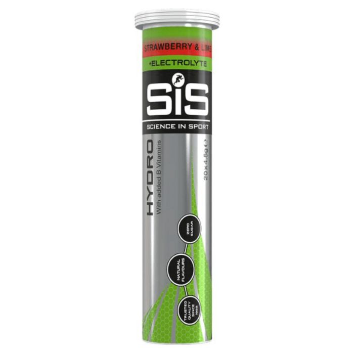 SIS Unisex Energi-tabs Go Hydro 20x4,5 g Strawberry/Lime