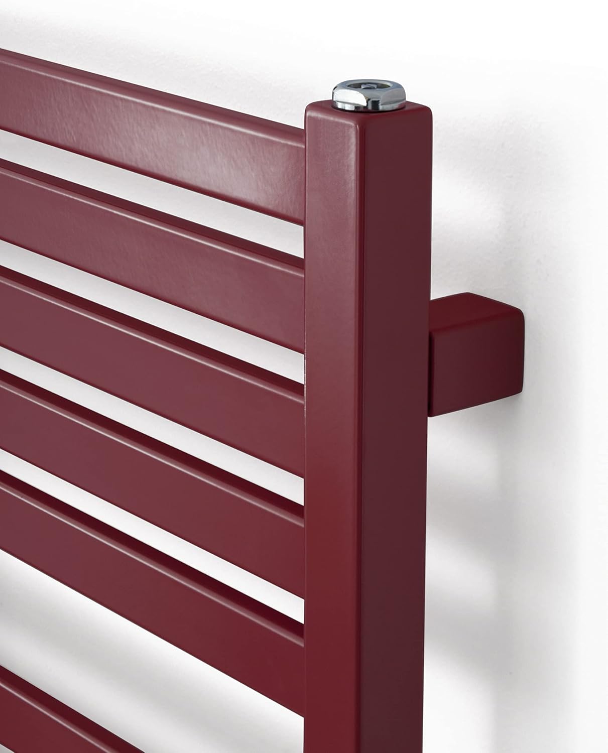 anapont elektrischer Premium Badheizkörper Marlin - gerade - Farbe - Timer-Funktion - Handtuchheizkörper - Badheizung elektrisch - Handtuchheizung - Made in Germany (1185h x 600b, weiß)
