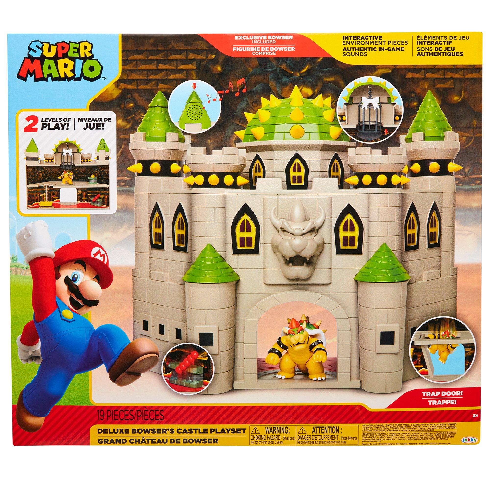 Super Mario Nintendo Super Mario 2.5 Bowser Castle Playset