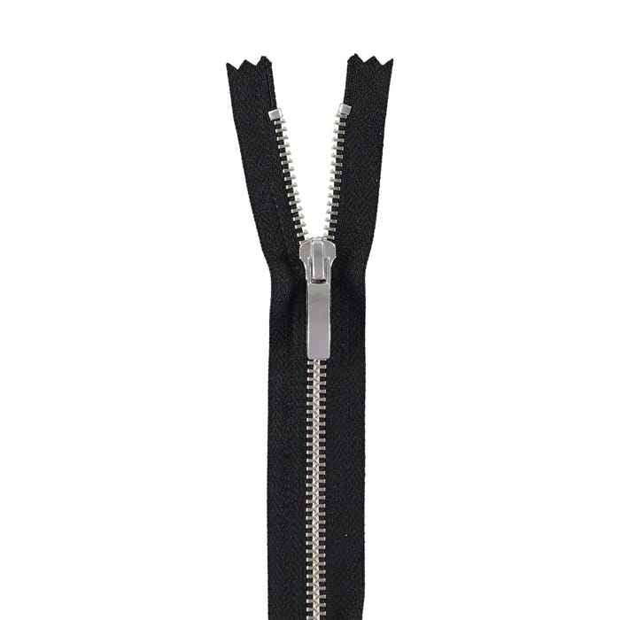 YKK-Metaalrits met sierschuiver - 6 mm - niet deelbaar
