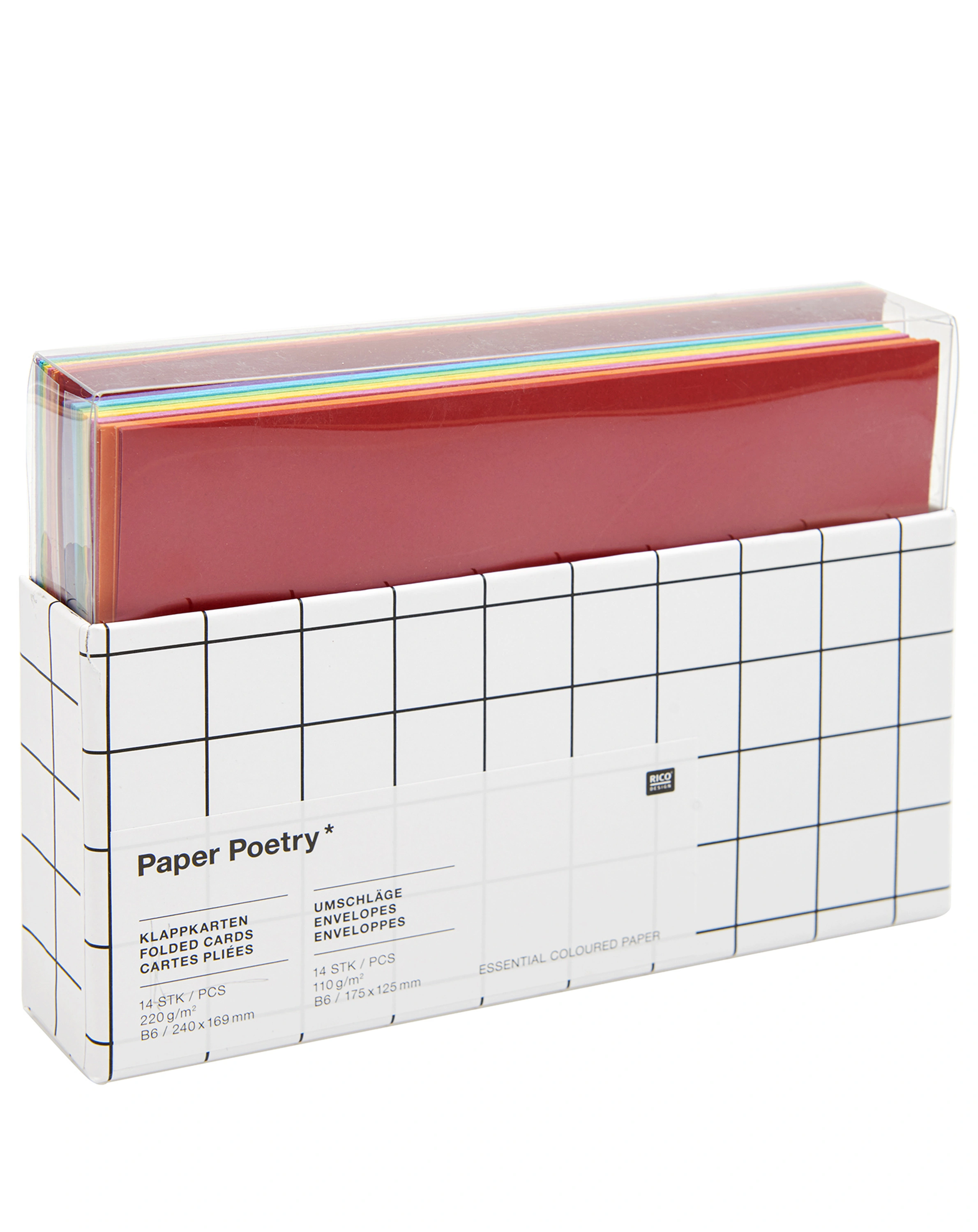 Kartenset RAINBOW CLASSIC 14 Stück