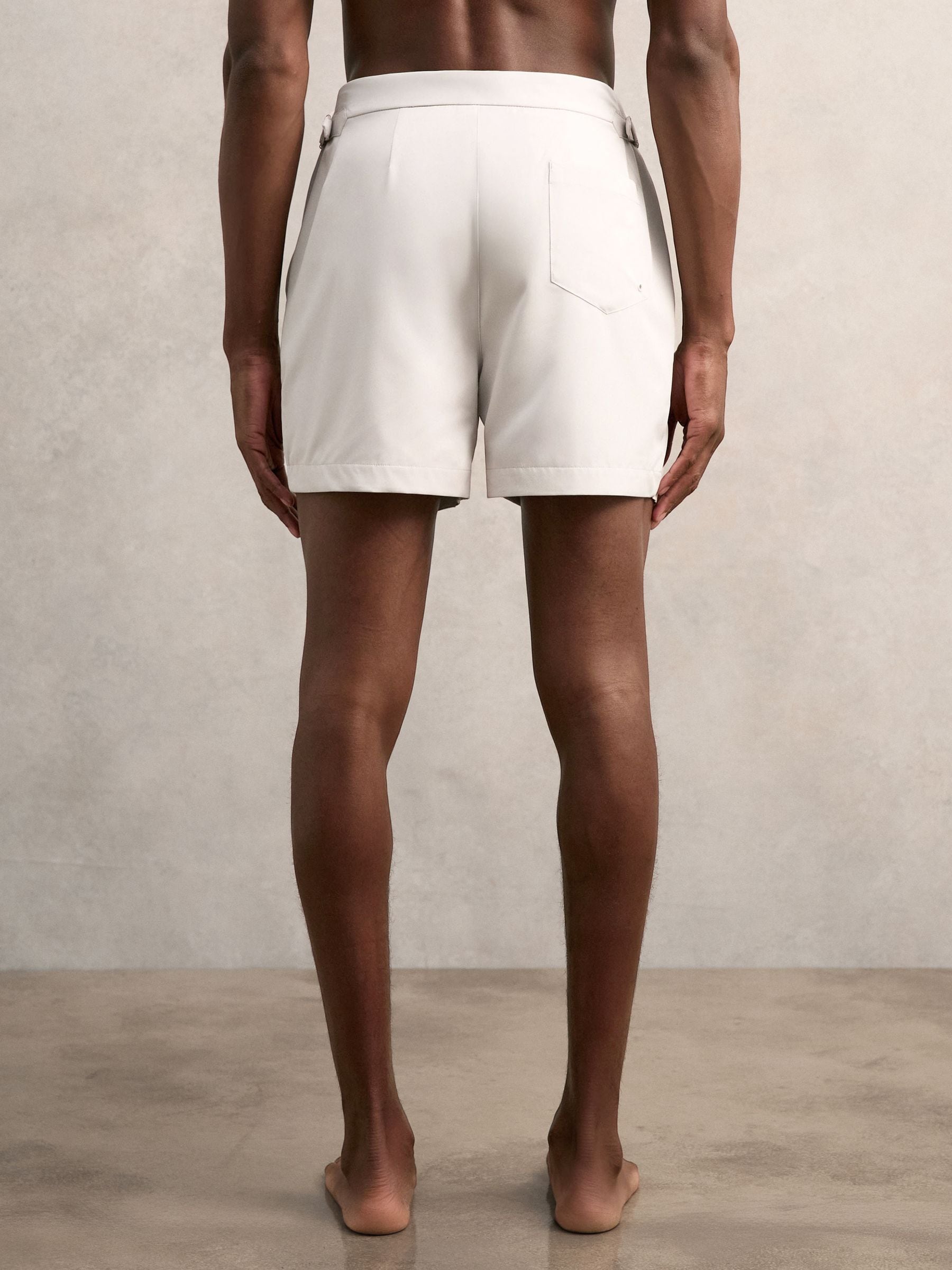 Off White - Reiss Sun Side Adjuster zwemshort