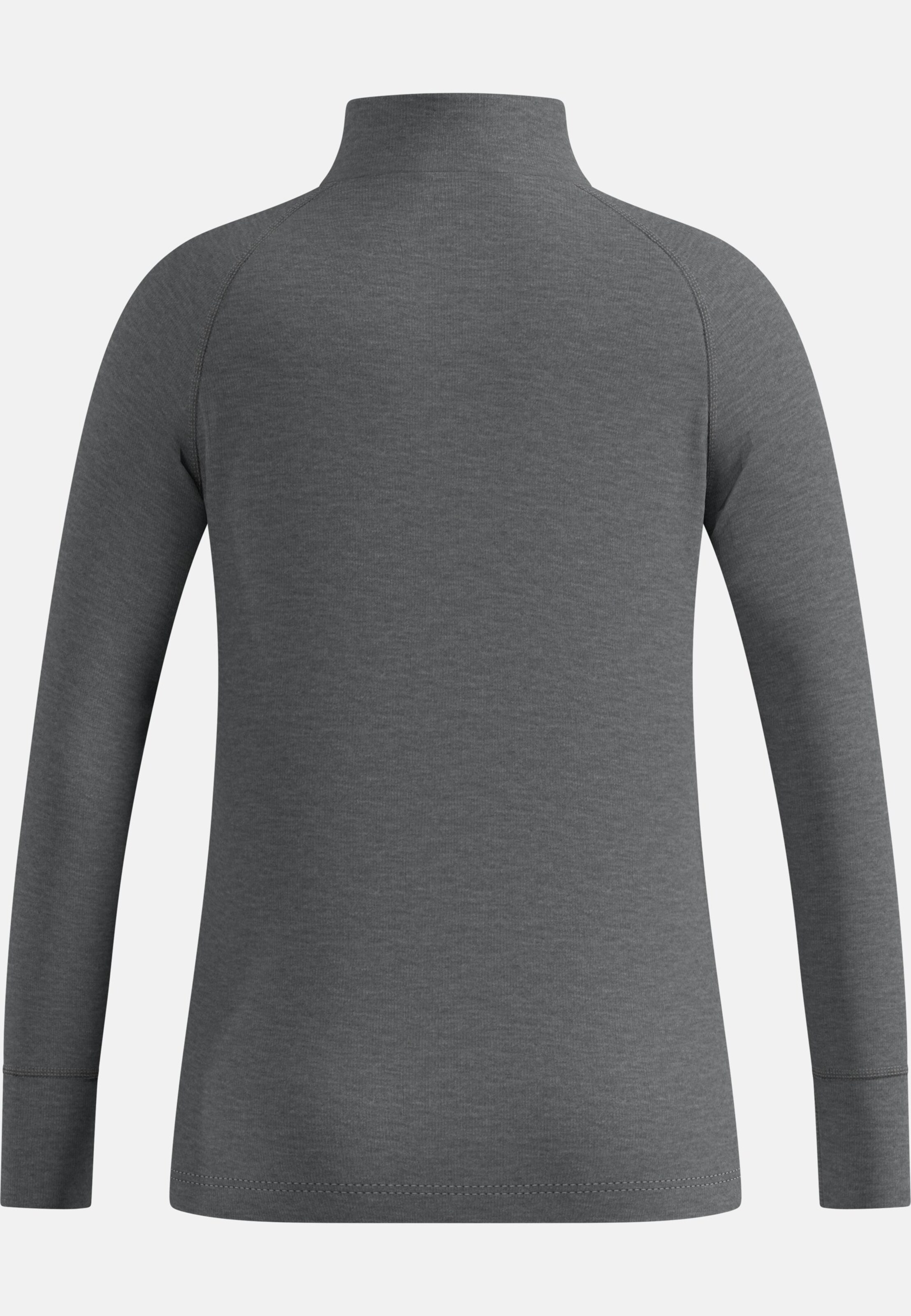Active Warm Kids Oberteil in odlo steel grey melange