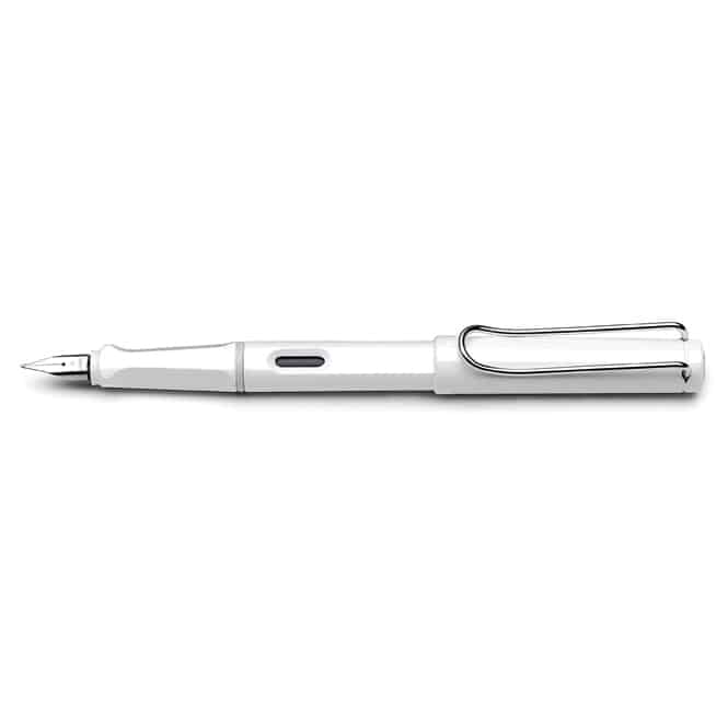LAMY Füllhalter Safari 019 white weiß M, inkl. Patrone