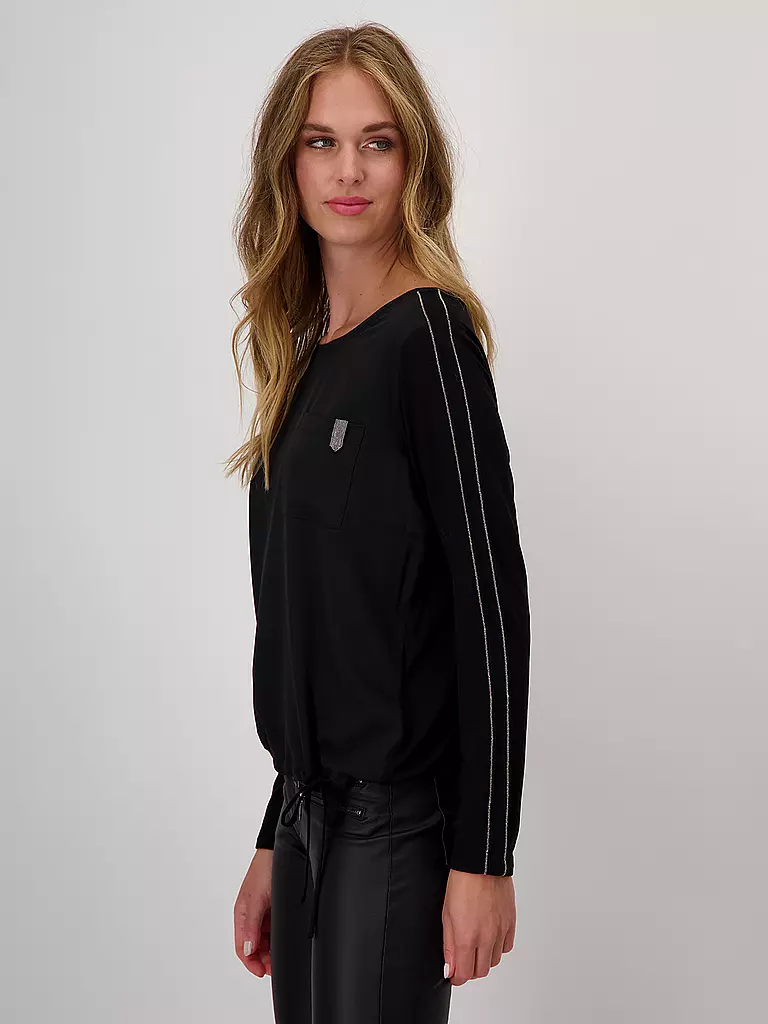 MONARI Blusenshirt schwarz