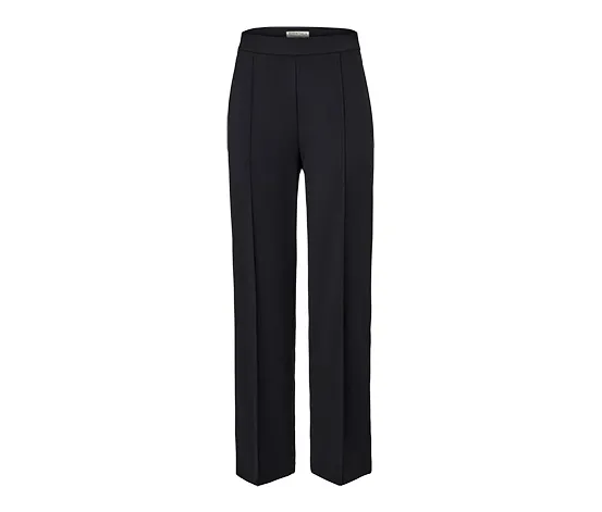 Jerseyhose mit Biese, schwarz