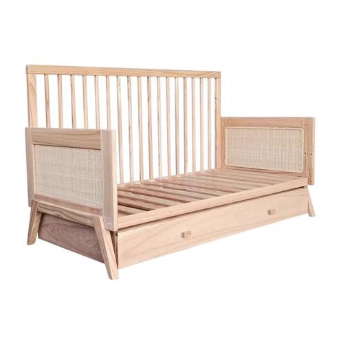 Tiroir de lit 70x140 MARELIA BOIS Naturel - THEO